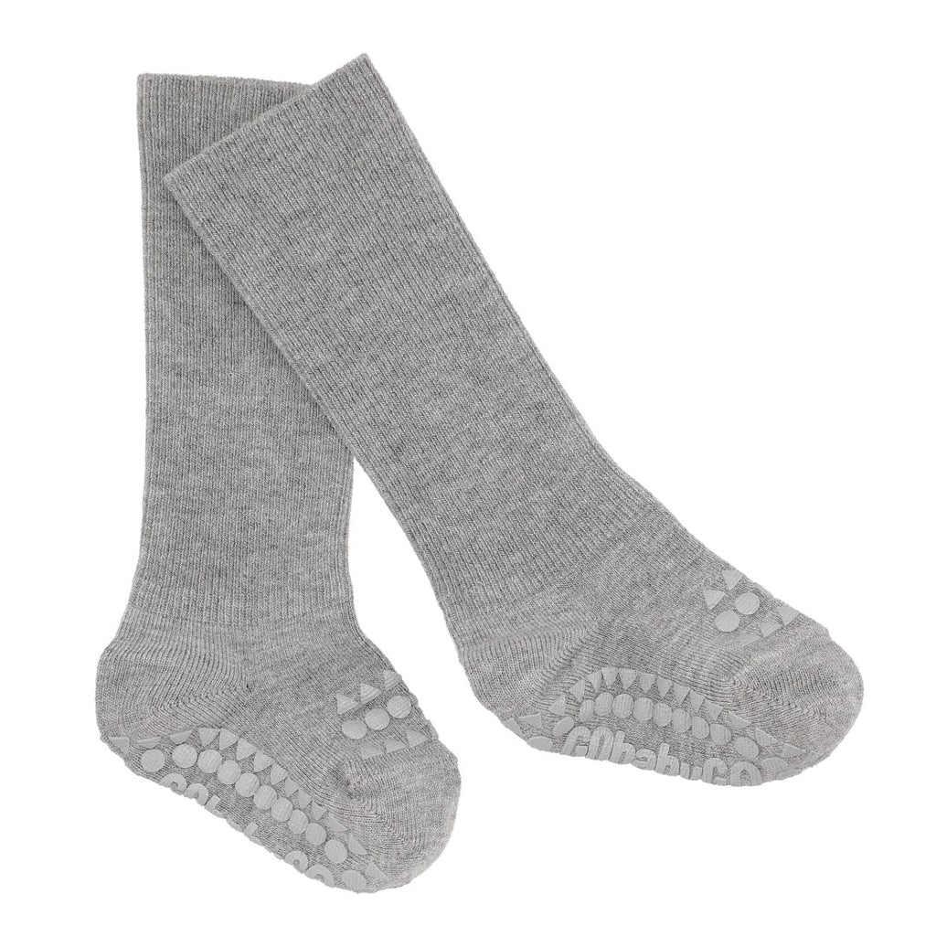 Non-slip socks - Bamboo Grey Melange.jpg